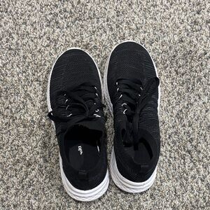 Black and White Athletic Sneakers